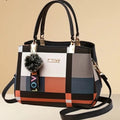 Sac Cabas Femme — Multicolore Noir/Blanc/Rouge, Bandoulière