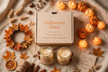 Pack Halloween Doux - Guirlandes Citrouilles + Mini Bougies + Couronne Erable - Edition Autone