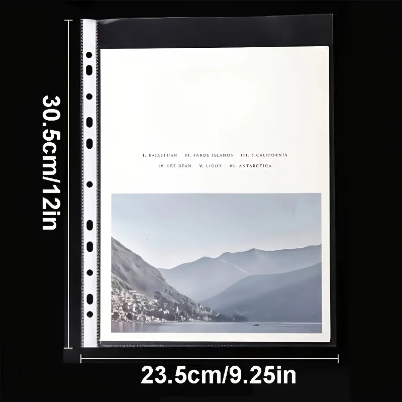 Lot Pochettes Plastiques A4 Transparentes 50/100pcs