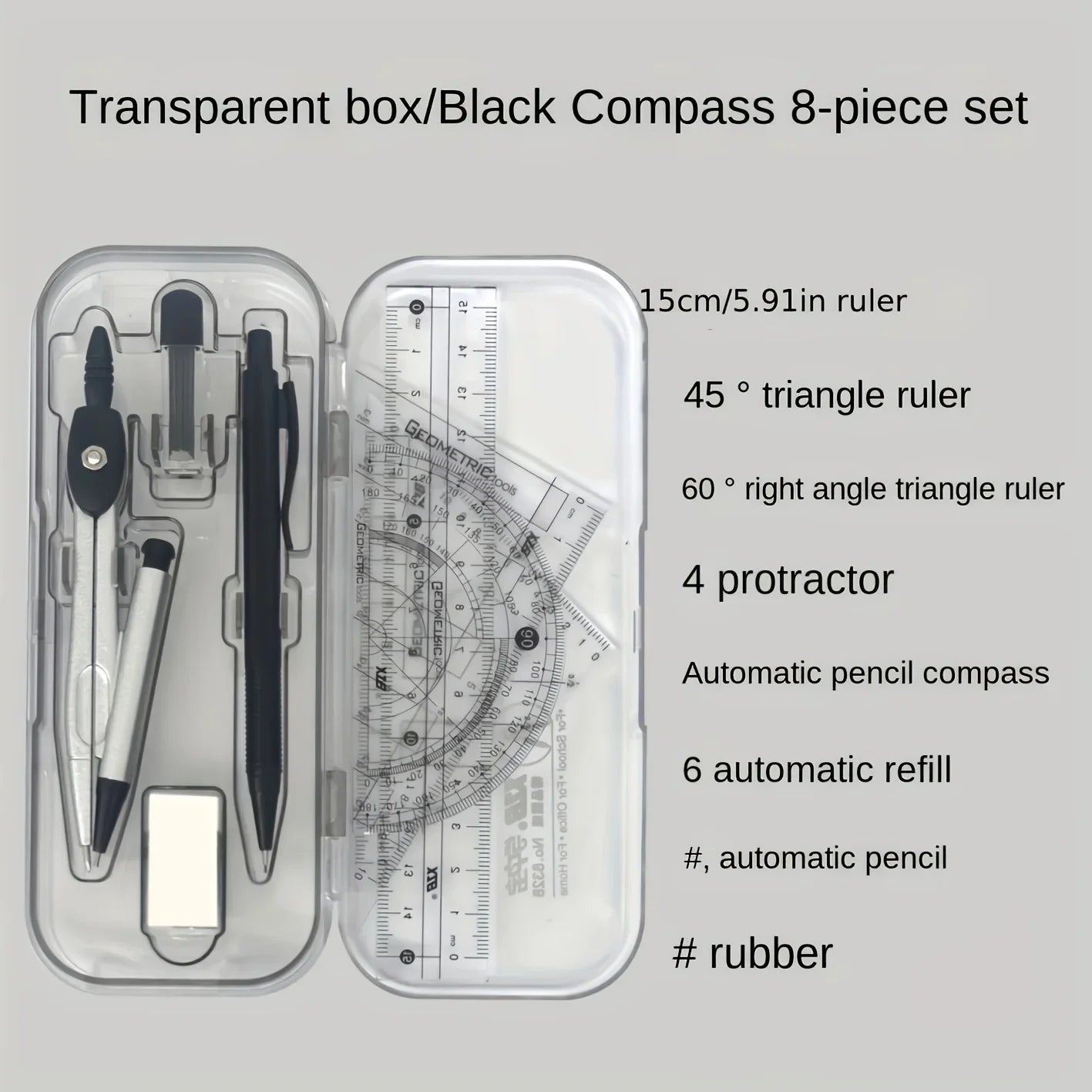 Coffret Géométrie 8pcs