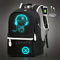 Sac à dos Enfant Scolaire LED USB