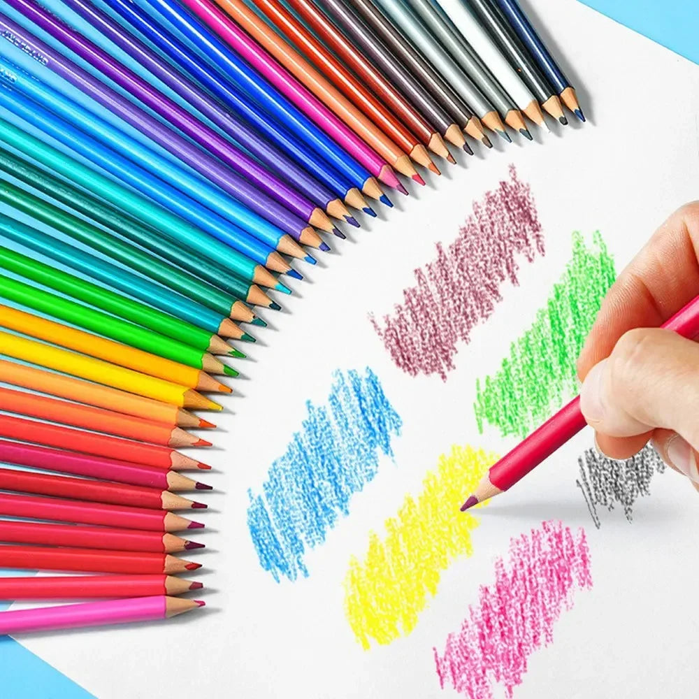 Lot Crayons de Couleur 12-48 pcs