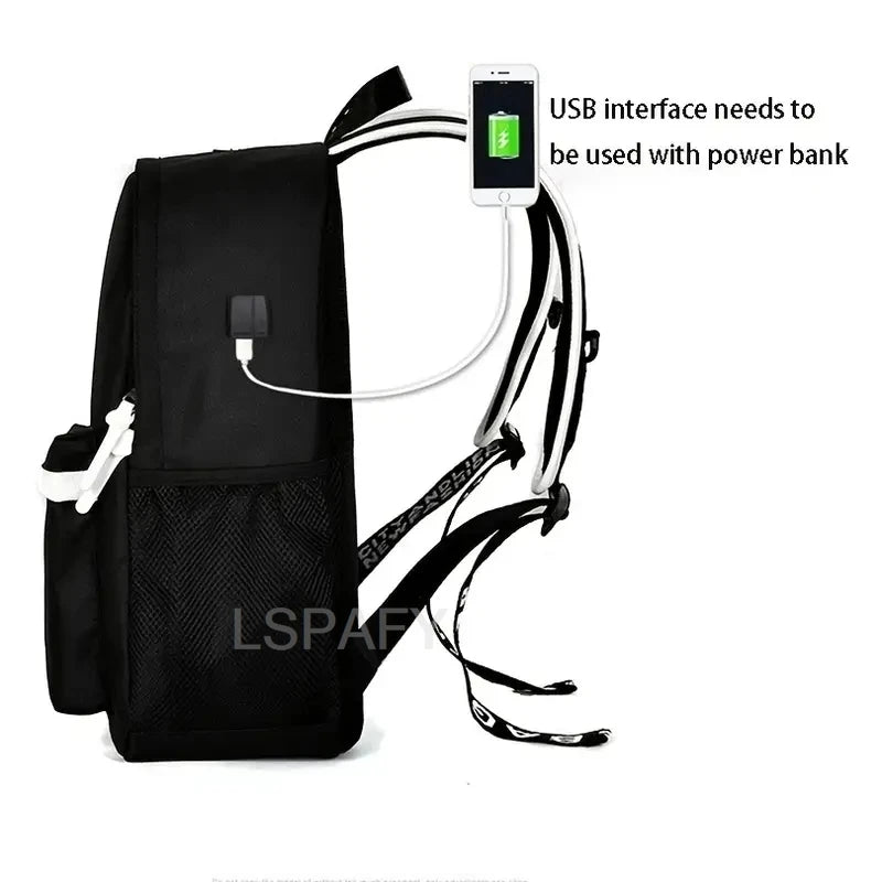 Sac à dos Enfant Scolaire LED USB