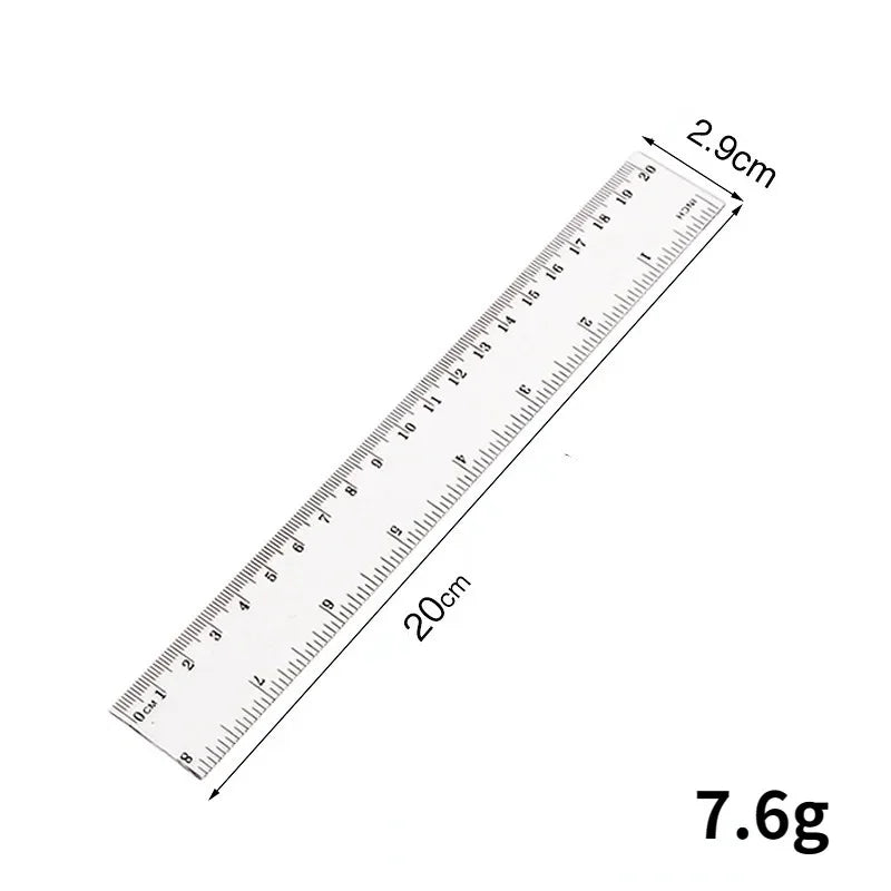 Règle Transparente 15/20/30cm Graduée