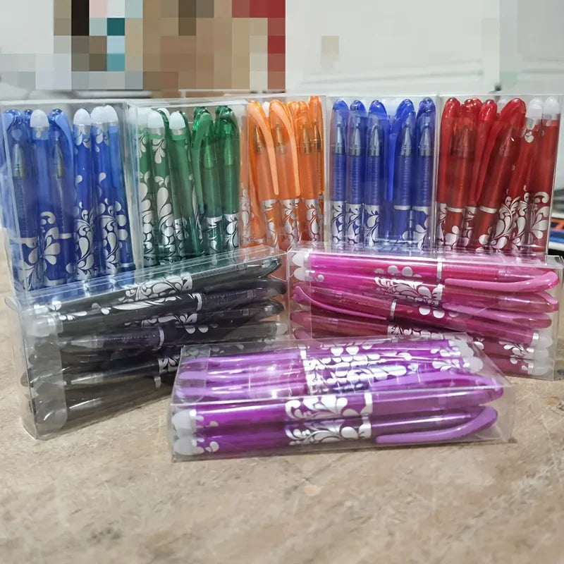 Lot Stylos Effaçables Multicolores