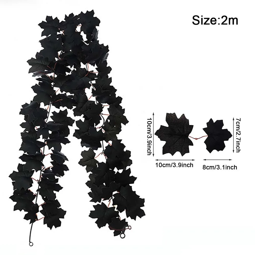 Pack Halloween Doux - Guirlandes Citrouilles + Mini Bougies + Couronne Erable - Edition Autone