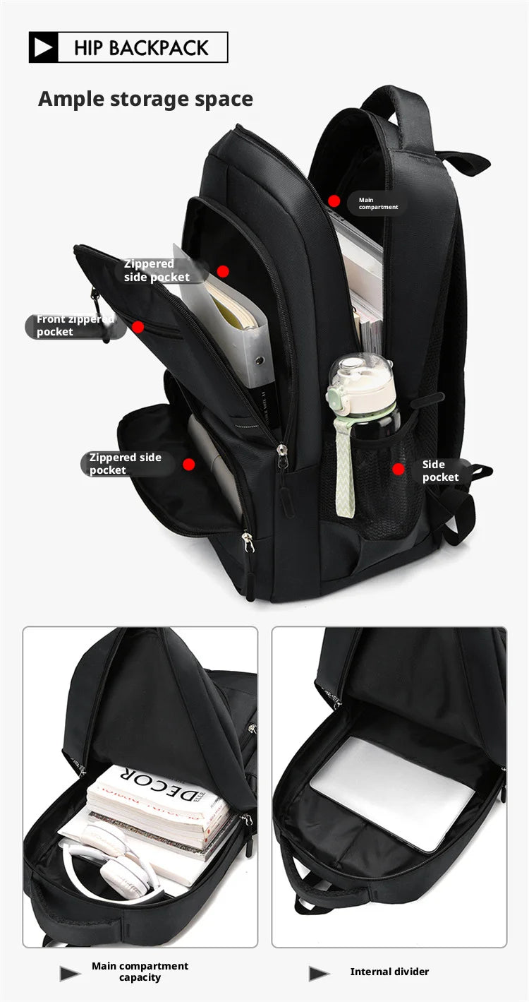 Sac à dos pour collégien ou lycéen Grande capacité 15.6 pouces, imperméable