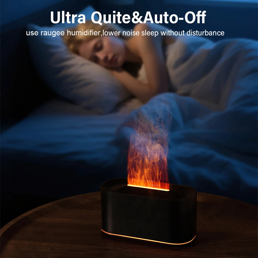 Humidificateur/diffuseur d'huile essentielle effet cheminée