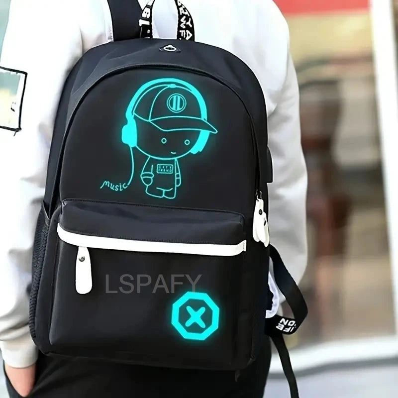 Sac à dos Enfant Scolaire LED USB
