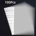 Lot Pochettes Plastiques A4 Transparentes 50/100pcs