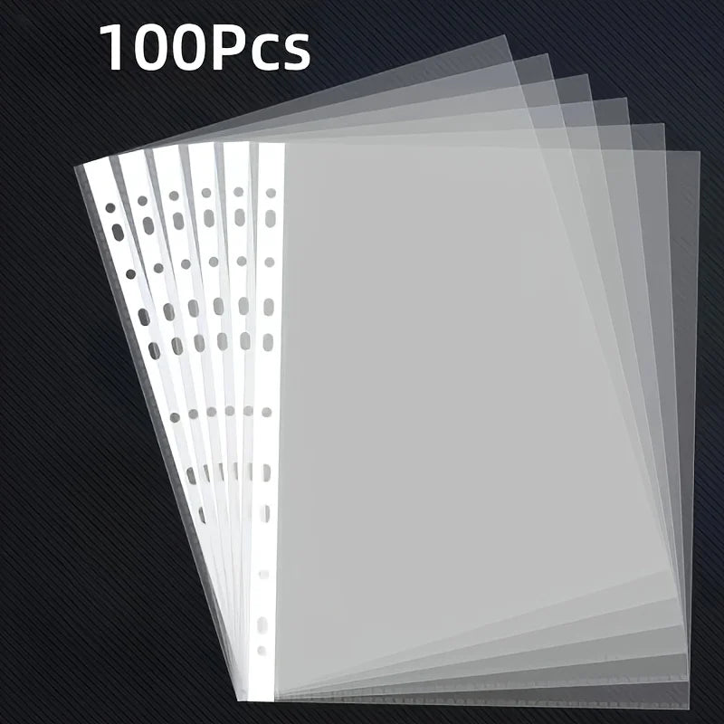 Lot Pochettes Plastiques A4 Transparentes 50/100pcs