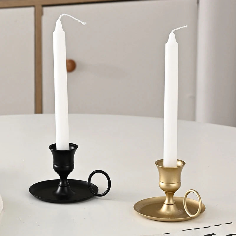 Bougeoir en métal/ Chandelier