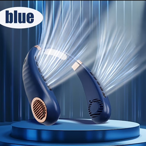 Ventilateur de Cou Sans Fil — Portable & Rechargeable USB