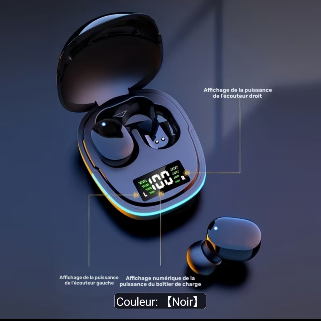 Écouteurs Intra-auriculaires Tactiles Bluetooth — Recharge Type-C, Vert